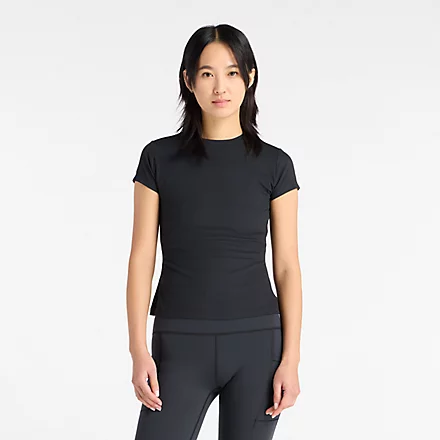 Ribbed Fitted T-Shirt