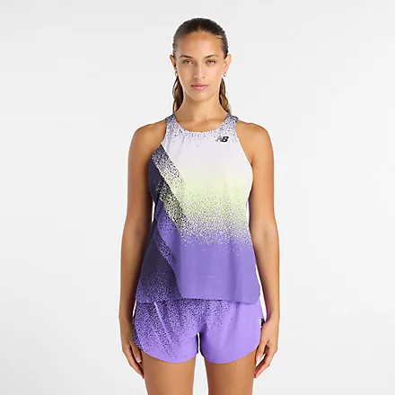 Race Day Ultra Light Printed Singlet