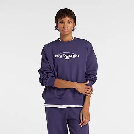Sport Graphic Oversized Crew