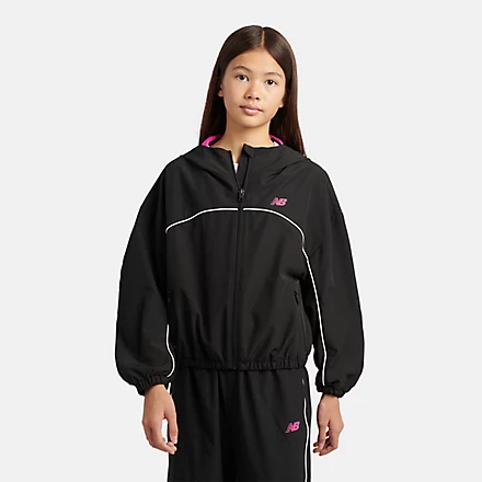 Contrast Piping Track Jacket