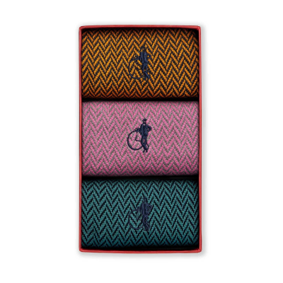 Bond St. Herringbone II, 3-Pair Box