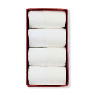 Simply Active Ankle, Cotton White, 4-Pair Box