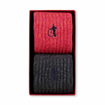 Hampstead Heath, Boot Socks, 2-Pair Box