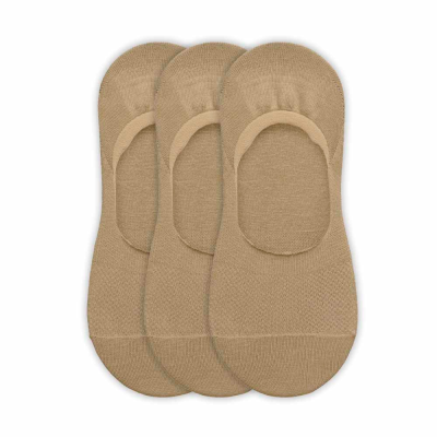Simply Invisible Socks, Cotswolds Stone, 3 Pairs