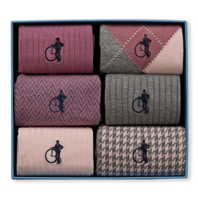 Dash of Class, Stone Rose, 6-Pair Box