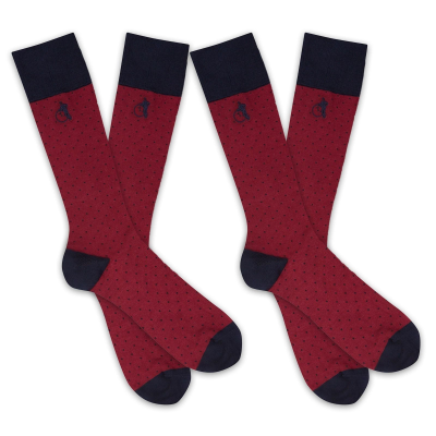 Spot of Style, 2-Pair, Burgundy