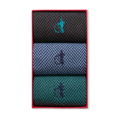 Herringbone Classics, 3-Pair Box