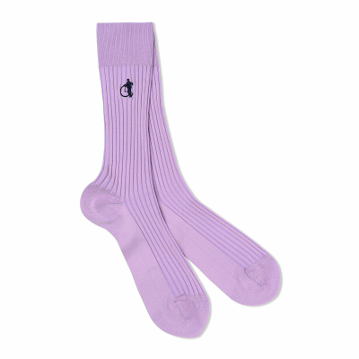 Purple Simply Sartorial Socks