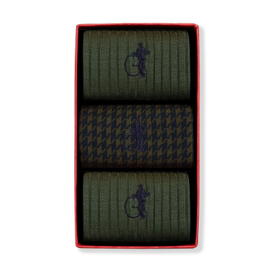 Olive Trio, 3-Pair Box